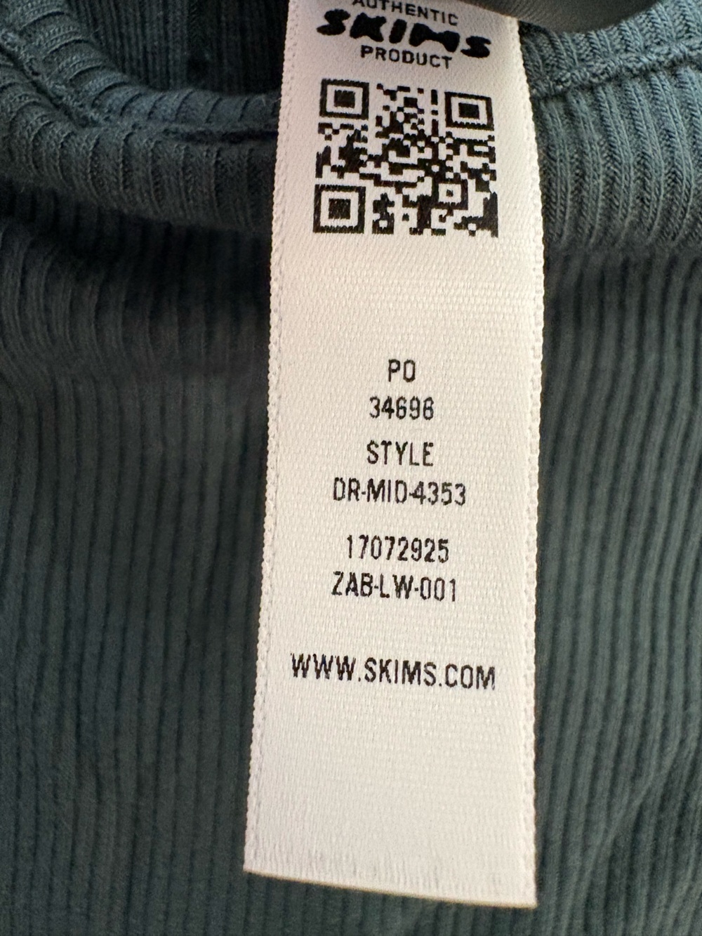 NWT SKIMS Soft Lounge Petite Long Slip Dress Cypress Green Size XSP - Picture 5 of 7